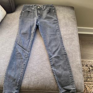 Madewell 9” high rise skinny 26P